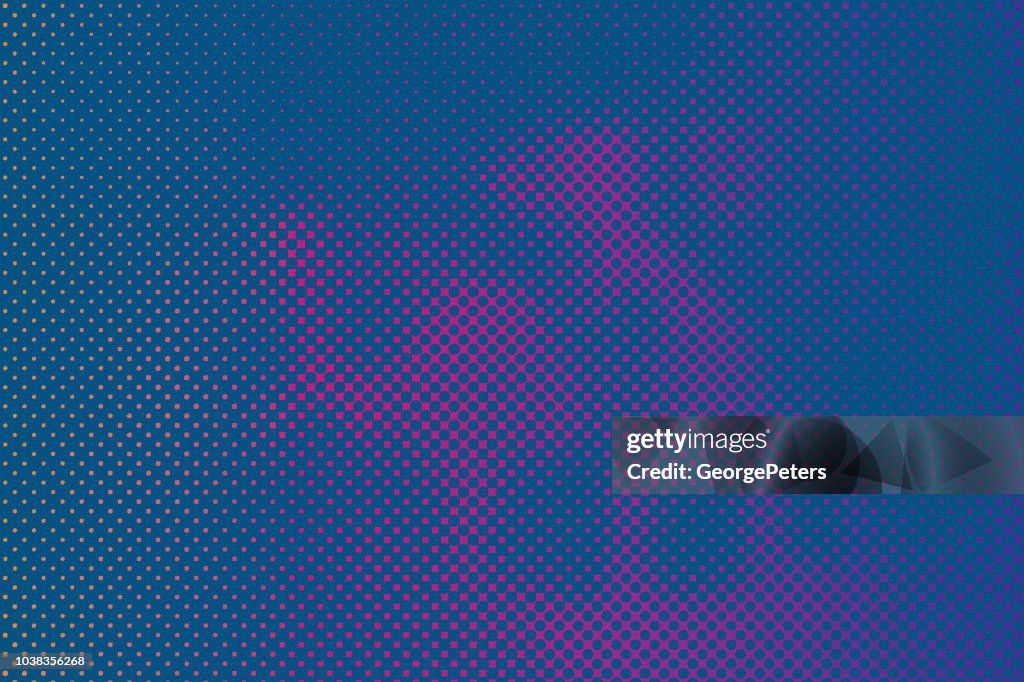 Colorful Abstract background Halftone Pattern