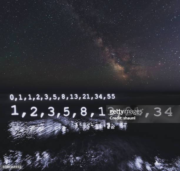 fibonacci sequence - astrophysics stock pictures, royalty-free photos & images