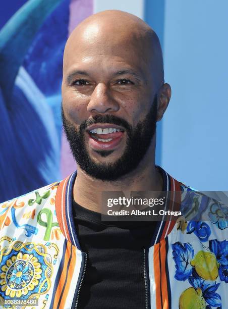 Actor/rapper Common arrives for the Premiere Of Warner Bros. Pictures' "Smallfoot" held at Regency Village Theatre on September 22, 2018 in Westwood,...