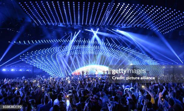 Atmosphere during the second Semi Final of the Eurovision Song Contest 2015 in Vienna, Austria, 21 May 2015. The grand final of the 60th annual...