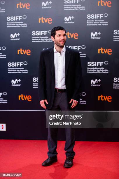 Benjamin Naishtat during the 'Rojo' Red Carpet at the 66th San Sebastian International Film Festival on September 23, 2018 in San Sebastian, Spain.