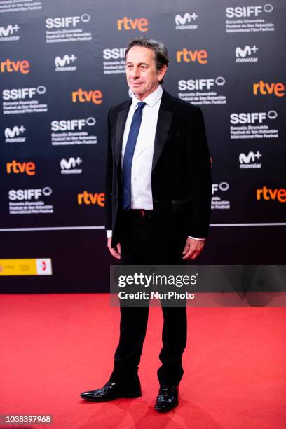 Alfredo Castro during the 'Rojo' Red Carpet at the 66th San Sebastian International Film Festival on September 23, 2018 in San Sebastian, Spain.