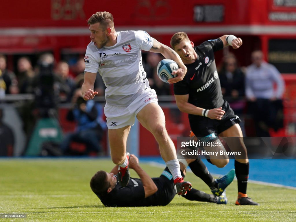 Saracens v Gloucester Rugby - Gallagher Premiership Rugby