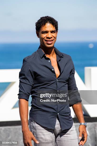 Carlos Acosta during the 'Yuli' Photocall at the 66th San Sebastian International Film Festival on September 23, 2018 in San Sebastian, Spain.