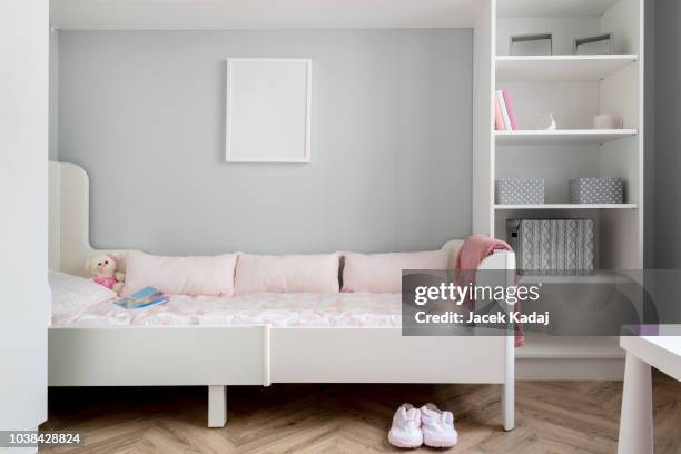 baby room - childrens bedroom stock pictures, royalty-free photos & images