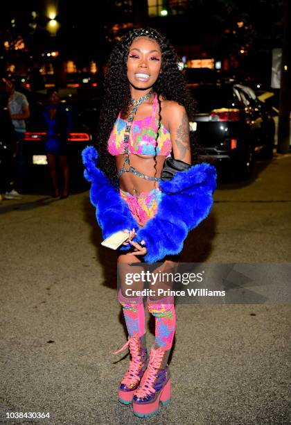 Rapper Asian Doll attends Swisher Sweets artist Project Atlanta at The Buckhead Theater on September 22, 2018 in Atlanta, Georgia.