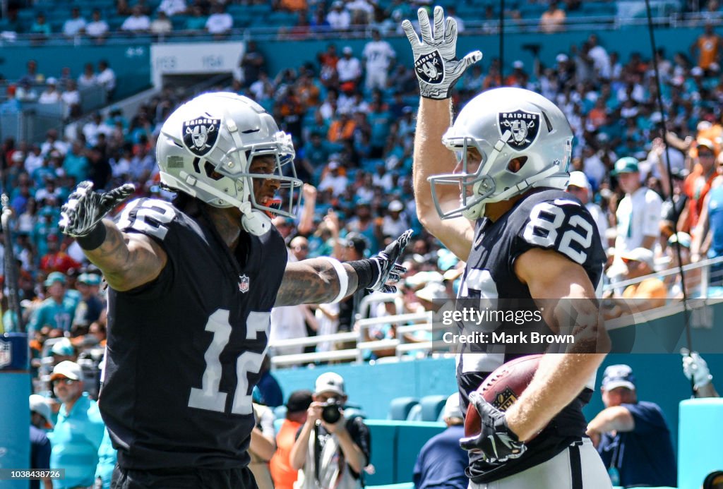 Oakland Raiders v Miami Dolphins