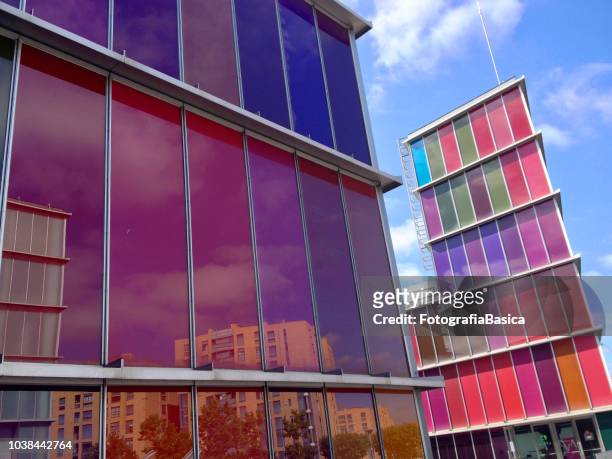 museum of contemporary art of castilla and leon (musac), spain - sunny leon stock pictures, royalty-free photos & images