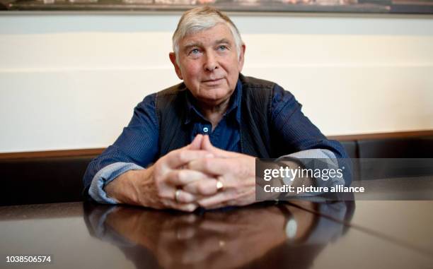 British director Michael Bogdanov sits in acting school Schule fuer Schauspiel in Hamburg, Germany, 11 December 2013. On 15 December 2013 Bogdanov is...