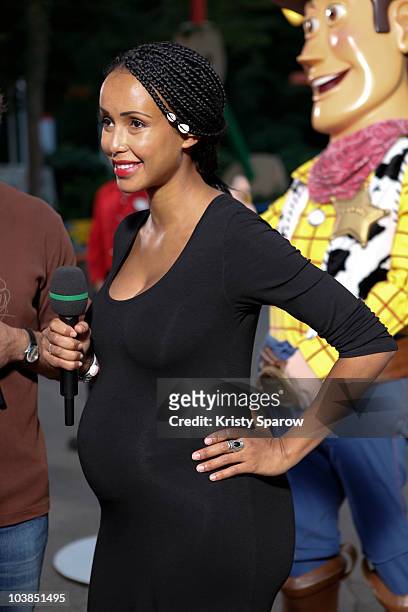 Sonia Rolland attends the Toy Story Playland opening ceremony at Disneyland Paris on September 4, 2010 in Paris, France.