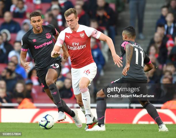 64 Theo Walcott And Rob Holding Of Arsenal Photos & High Res Pictures