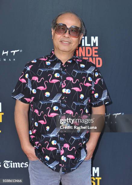 Raymond Ma attends the screening of "Song of Back and Neck" during the 2018 LA Film Festival at ArcLight Culver City on September 23, 2018 in Culver...