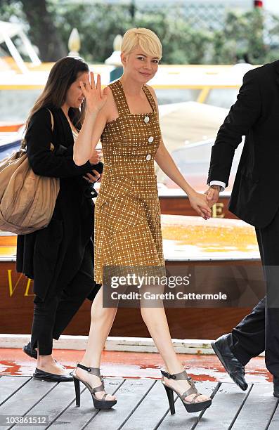 Actress Michelle Williams attends the 67th Venice Film Festival on September 6, 2010 in Venice, Italy.