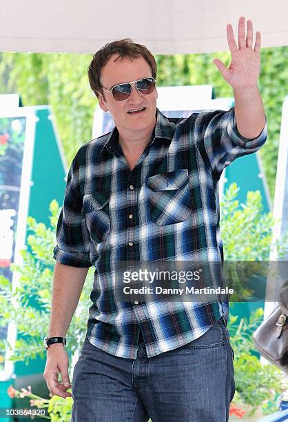 Quentin Tarantino attends day six of the 67th Venice Film Festival on September 6, 2010 in Venice, Italy.