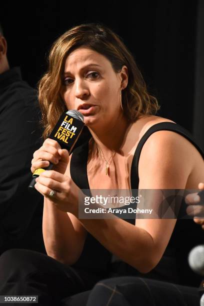 Kay Cannon attends the 2018 LA Film Festival - We The People - We Got Receipts: Black Panther and Beyond at Writers Guild Theater on September 23,...