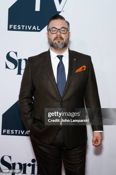 Shawn Simmons attends the "Wayne" World Premiere during the 2018 Tribeca TV Festival at Spring Studios on September 23, 2018 in New York City.