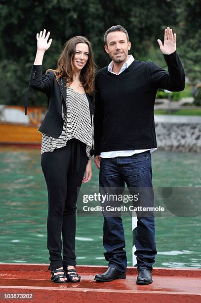 Actress Rebecca Hall and actor Ben Affleck attend the 67th Venice Film Festival on September 7, 2010 in Venice, Italy.