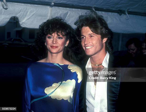 File photo of Victoria Principal & Andy Gibb attending the Peoples Choice Awards