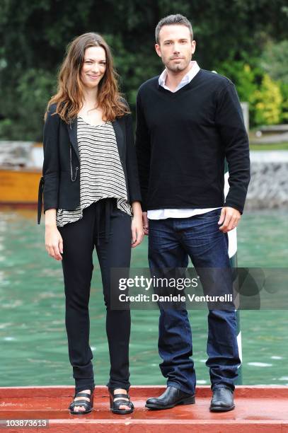 Actress Rebecca Hall and actor Ben Affleck during the 67th Venice International Film Festival on September 6, 2010 in Venice, Italy.