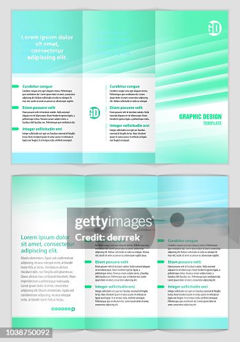 Generic Leaflet Example Leaflet Design Example High-Res Vector Graphic - Getty Images