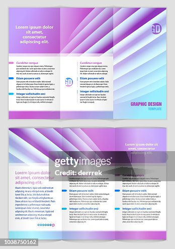 Leaflet Design Example High-Res Vector Graphic - Getty Images