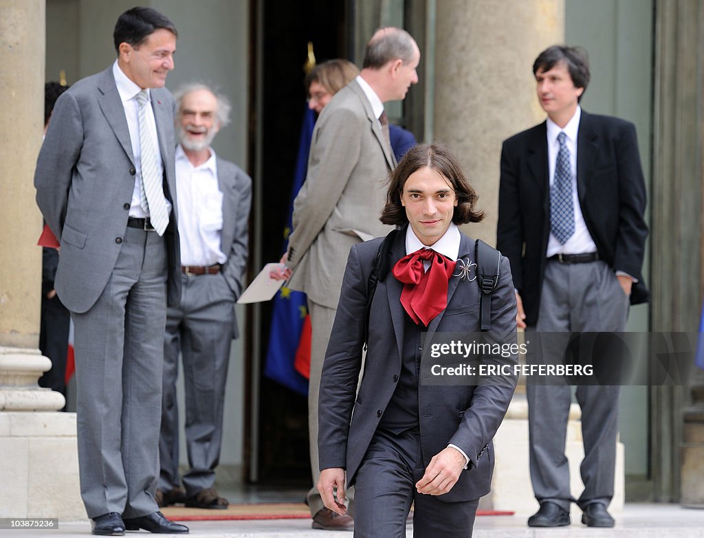 French mathematicians Cedric Villani Fields medal 2010, leaves the ...