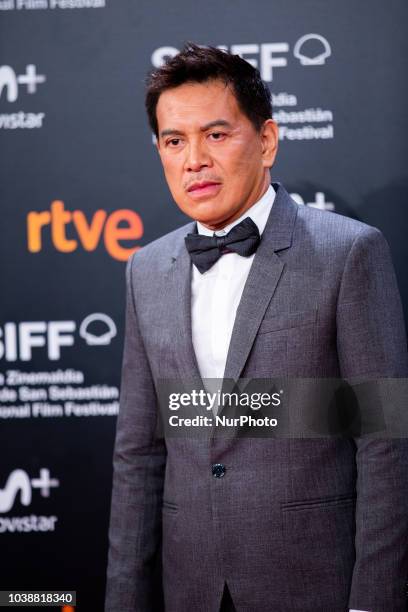 Brillante Mendoza during the 'Alpha, The Right To Kill' Red Carpet at the 66th San Sebastian Film Festival, in the northern Spanish Basque city of...