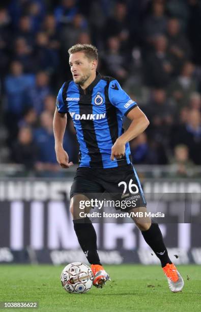 Mats Rits pictured in action during the Jupiler Pro League match between Club Brugge and KSC Lokeren OV at Jan Breydel Stadium on September 14, 2018...