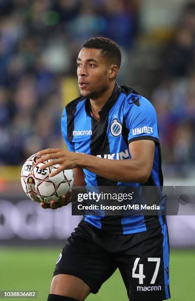 Arnaut Danjuma pictured during the Jupiler Pro League match between Club Brugge and KSC Lokeren OV at Jan Breydel Stadium on September 14, 2018 in...