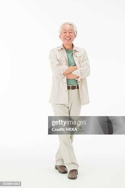 portrait of senior man - portrait white hair studio stock pictures, royalty-free photos & images