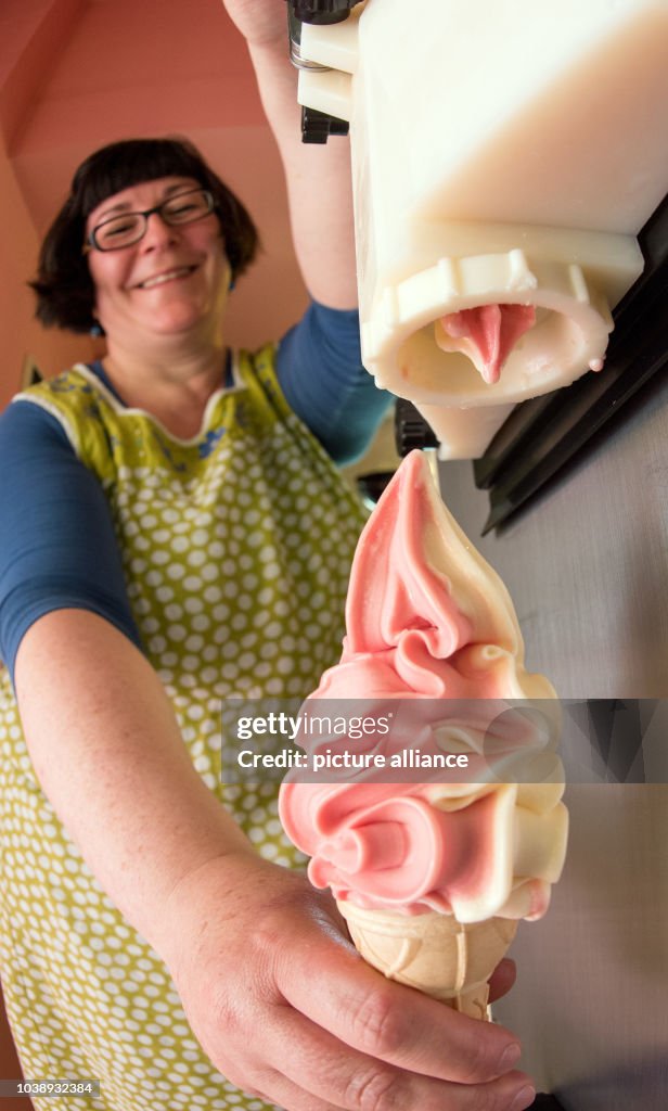 Traditional GDR soft ice cream