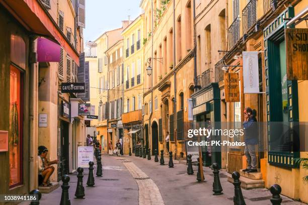 aix-en-provence city in france - aix en provence stock pictures, royalty-free photos & images