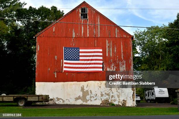 viaggio domenicale di fine estate nella pennsylvania rurale - contea di montgomery foto e immagini stock