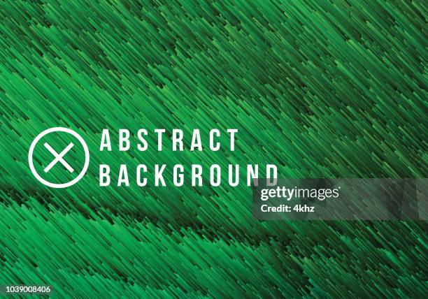dynamic contrast lines abstract texture green background - digital glitch effect stock illustrations