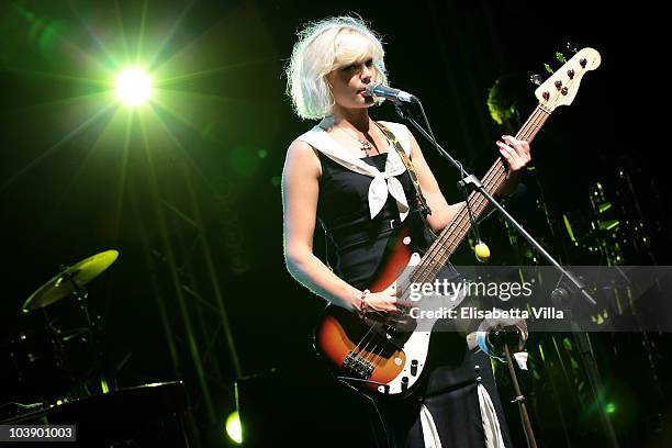 Singer Mickey Green performs onstage at the Jaeger LeCoultre party during 67th Venice Film Festival at Teatro alle Tese on September 7, 2010 in...