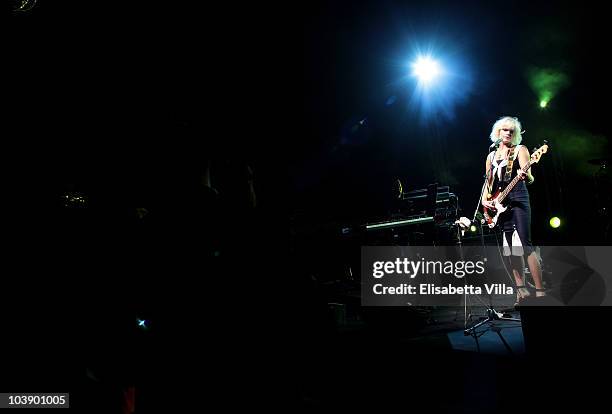 Singer Mickey Green performs onstage at the Jaeger LeCoultre party during 67th Venice Film Festival at Teatro alle Tese on September 7, 2010 in...