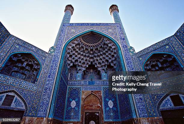 shah mosque - isfahan foto e immagini stock