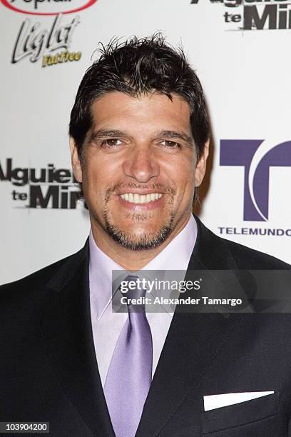 Alvarez Bam Bam attends screening of Telemundo's "Alguien Te Mira" at The Biltmore Hotel on September 7, 2010 in Coral Gables, Florida.