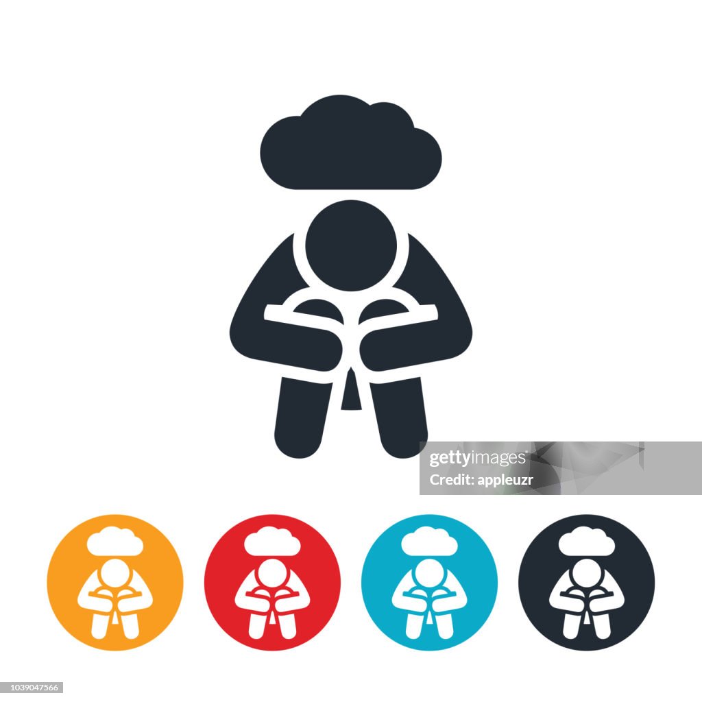 Depressive Personen-Symbol