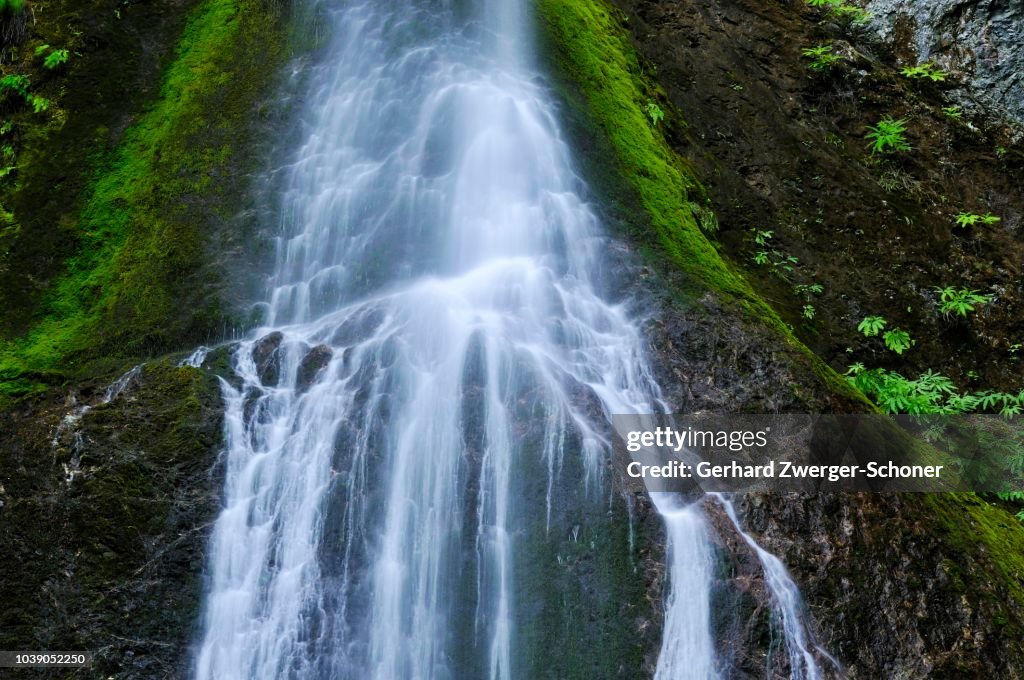 Marymere Falls, waterfall, tourist attraction, Olympic Peninsula, Nationalpark, Washington, USA