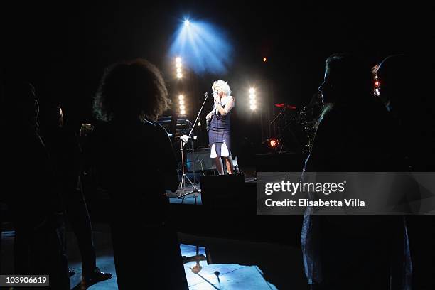 Singer Mickey Green performs onstage at the Jaeger LeCoultre party during 67th Venice Film Festival at Teatro alle Tese on September 7, 2010 in...