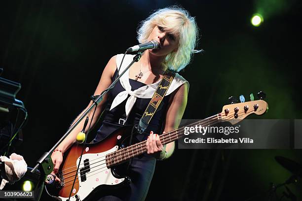 Singer Mickey Green performs onstage at the Jaeger LeCoultre party during 67th Venice Film Festival at Teatro alle Tese on September 7, 2010 in...