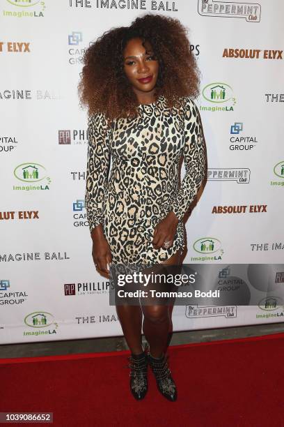 Serena Williams attends the 5th Annual Imagine Ball Honoring Serena Williams Benefiting Imagine LA Presented By John Terzian & Val Vogt at The...