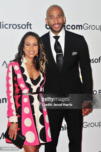 Valeisha Butterfield Jones and Dante Jones arrive at the 12th Annual ADCOLOR Conference And Awards at JW Marriott Los Angeles at L.A. LIVE on...