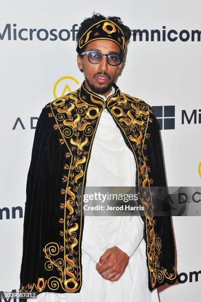 Abraham Asefaw arrives at the 12th Annual ADCOLOR Conference And Awards at JW Marriott Los Angeles at L.A. LIVE on September 23, 2018 in Los Angeles,...