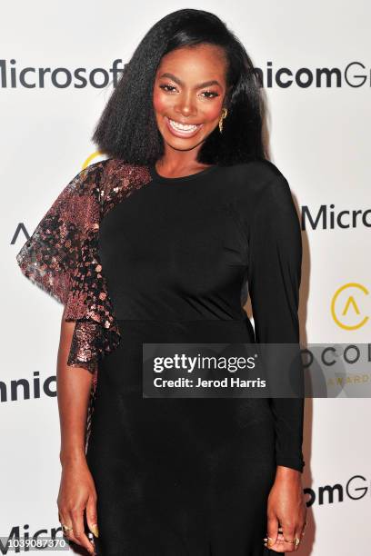 Tai Beauchamp arrives at the 12th Annual ADCOLOR Conference And Awards at JW Marriott Los Angeles at L.A. LIVE on September 23, 2018 in Los Angeles,...