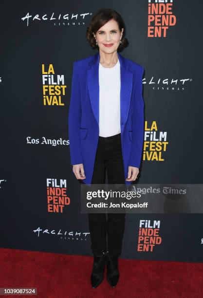 Elizabeth McGovern attends the 2018 LA Film Festival - "The Chaperone" Premiere at ArcLight Culver City on September 23, 2018 in Culver City,...