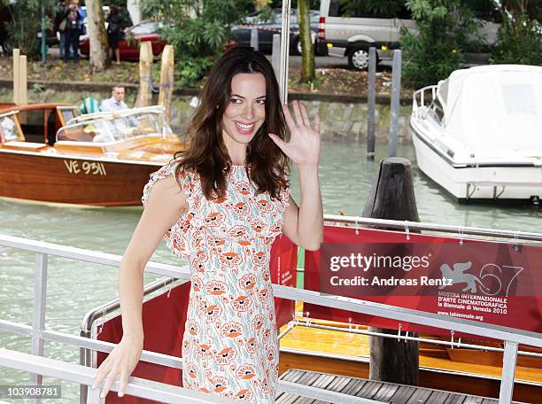 Actress Rebecca Hall attends the 67th Venice Film Festival on September 8, 2010 in Venice, Italy.