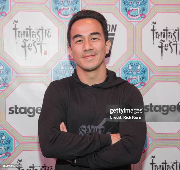 Actor Joe Taslim at the Netflix Films 'The Night Comes for Us' Premiere at Fantastic Fest at the Alamo Drafthouse on September 23, 2018 in Austin,...
