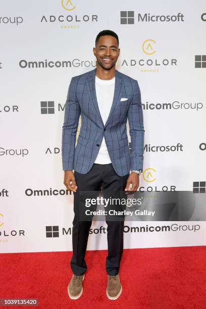 Jay Ellis attends the 12th Annual ADCOLOR Awards at JW Marriott Los Angeles at L.A. LIVE on September 23, 2018 in Los Angeles, California.